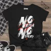 T-shirt Damski z nadrukiem No Risk No Story